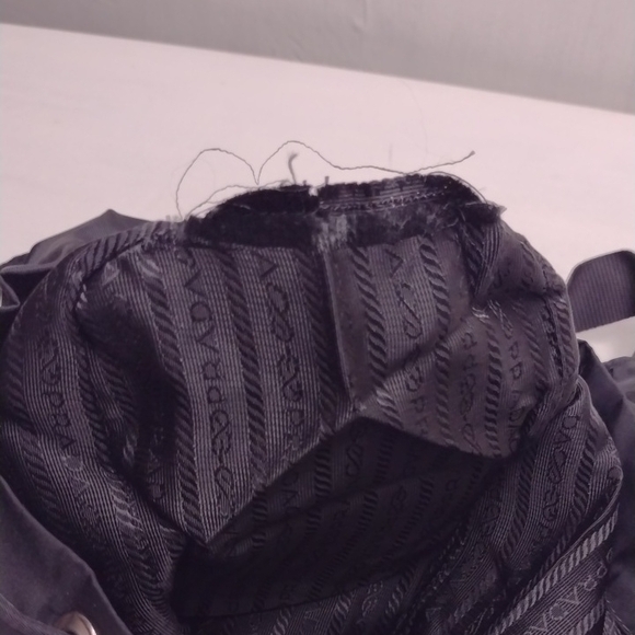Prada Black Women's Nylon Backpack - Picture 14 of 16